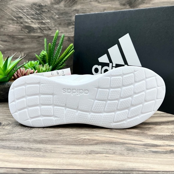 NIB Adidas Puremotion Running Inspired Athletic Sneaker White Pink Red Womens 8 - Picture 9 of 12